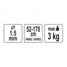 YT-74009 YATO Cablu de siguranta, lungime 1.5 m..